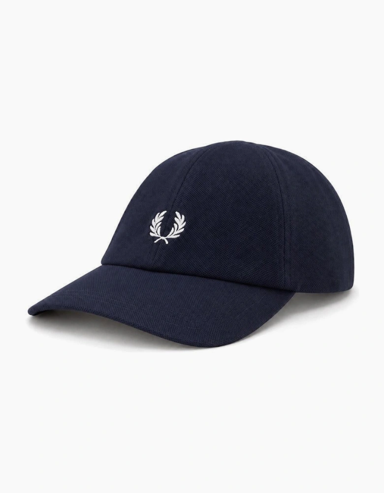 Fred Perry Piqué Classic Cap Navy/Snow White