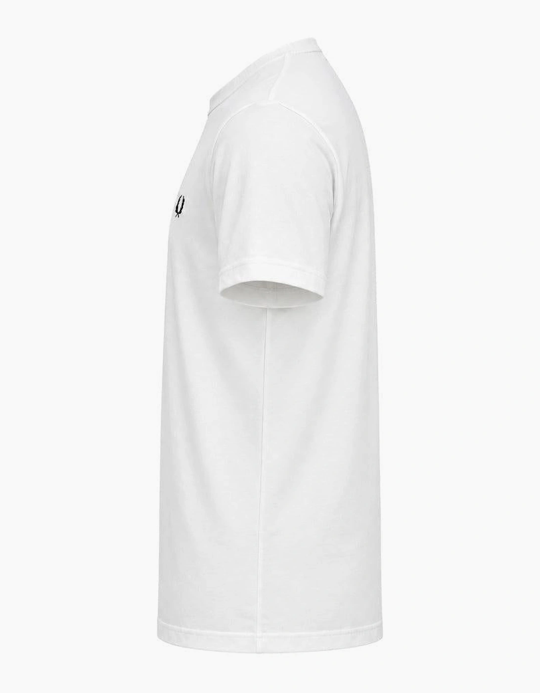 Fred Perry Crew Neck T-Shirt Snow White