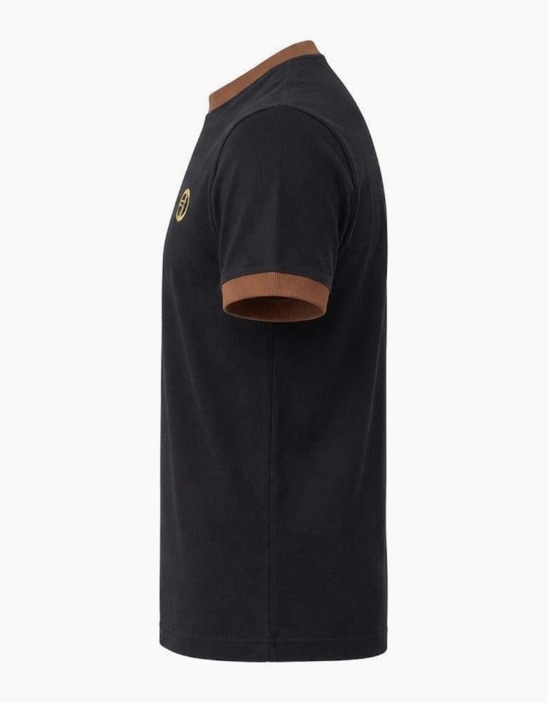 Sergio Tacchini Nera T-Shirt Black/Potting Soil
