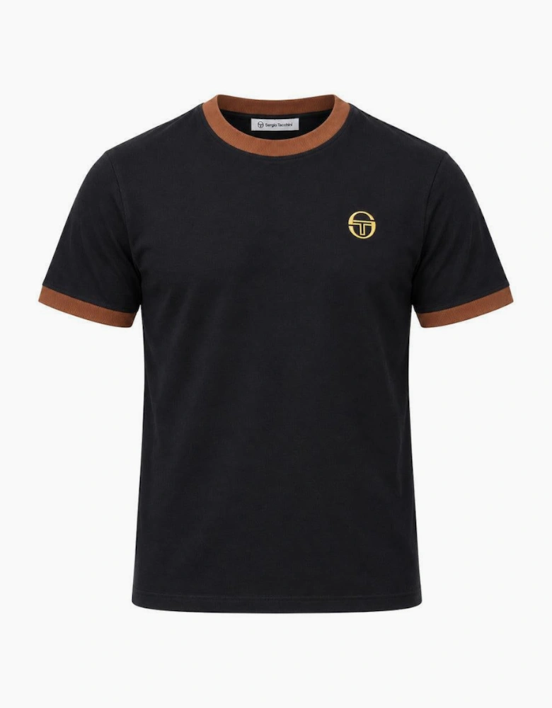 Sergio Tacchini Nera T-Shirt Black/Potting Soil