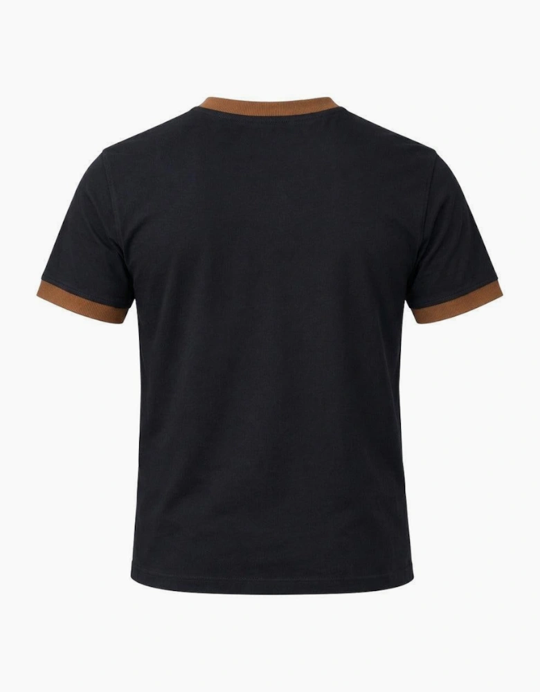 Sergio Tacchini Nera T-Shirt Black/Potting Soil
