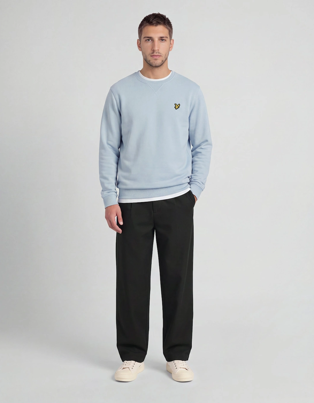 Cotton Crew Neck Sweatshirt