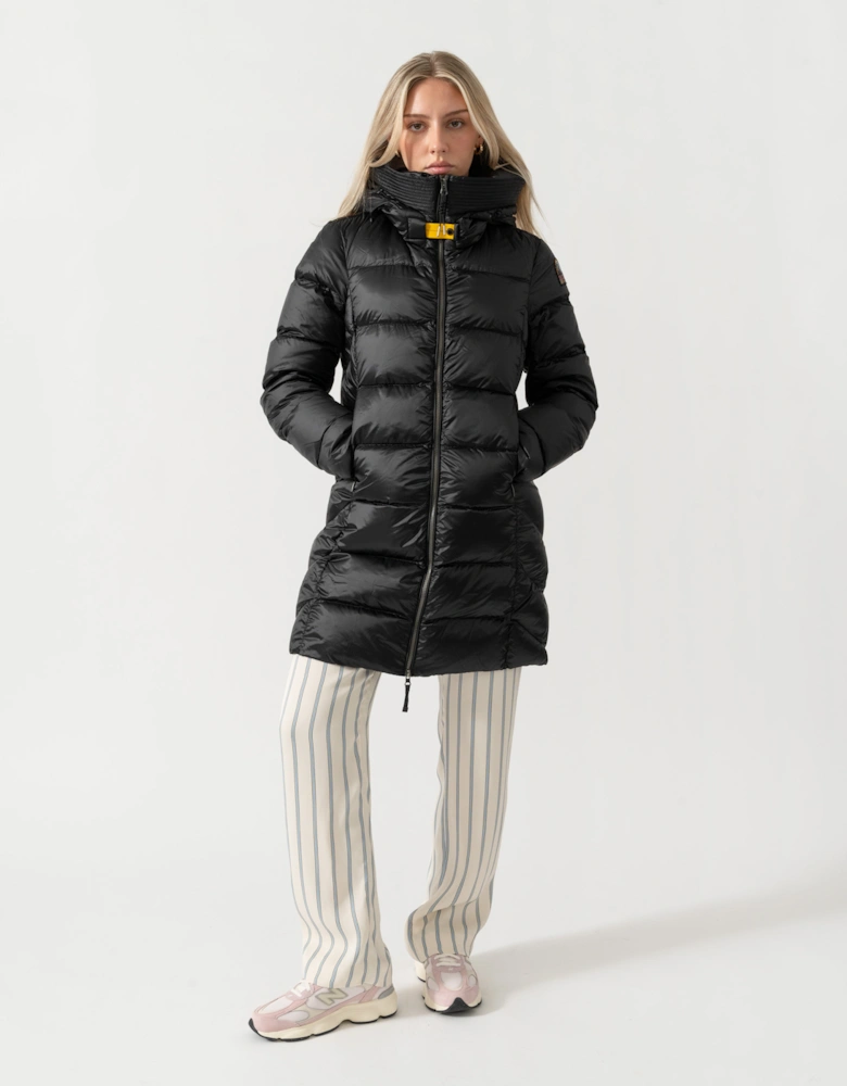 Parajumpers Marion Womens Down Jacket with Hood - Black 541