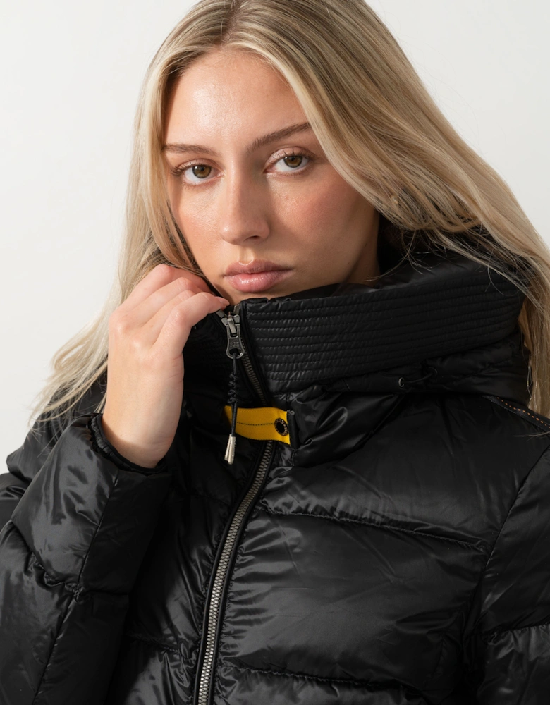 Parajumpers Marion Womens Down Jacket with Hood - Black 541