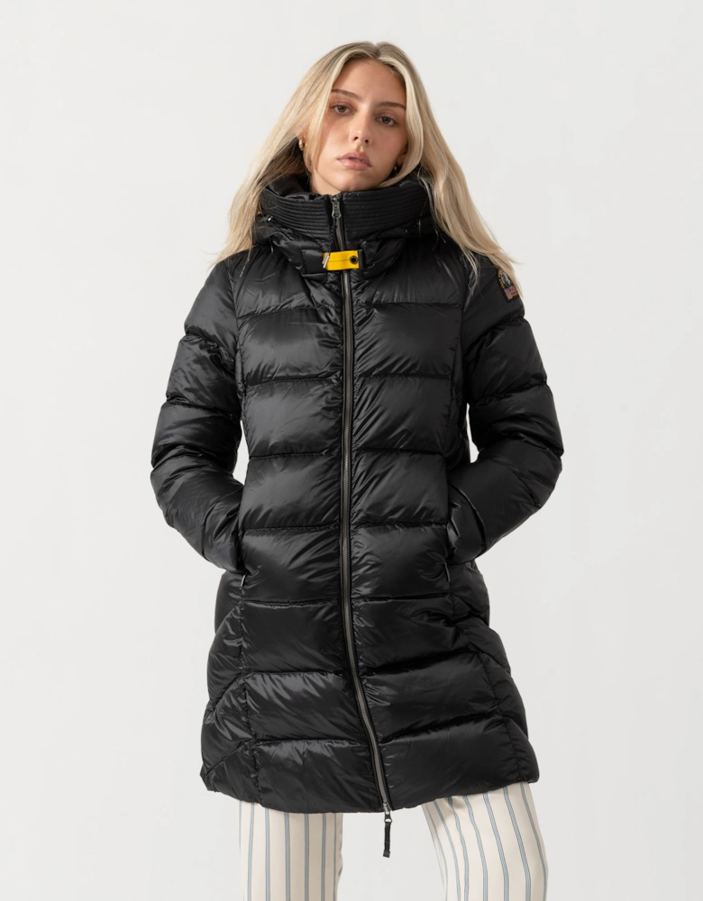 Parajumpers Marion Womens Down Jacket with Hood - Black 541