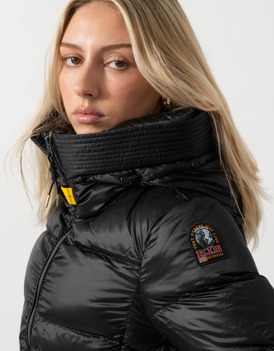 Parajumpers Marion Womens Down Jacket with Hood - Black 541