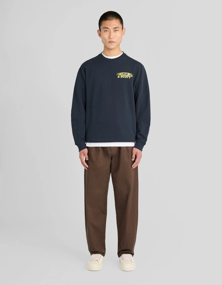Logo Back Graphic Sweatshirt
