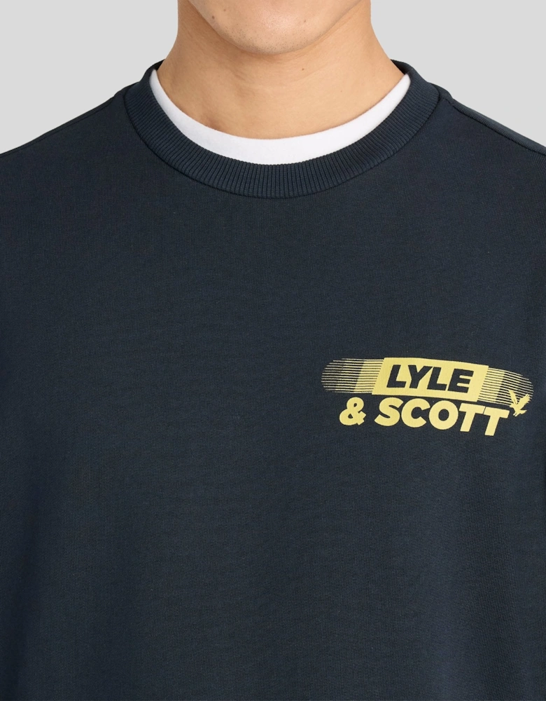 Logo Back Graphic Sweatshirt
