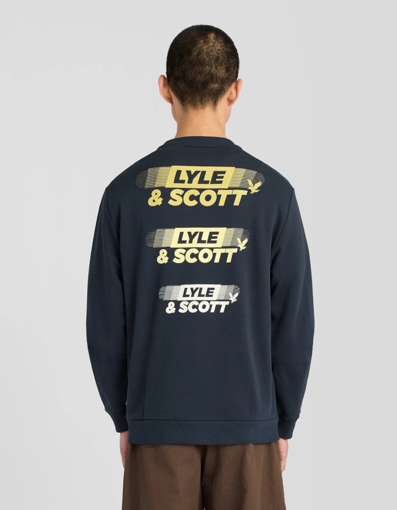 Logo Back Graphic Sweatshirt
