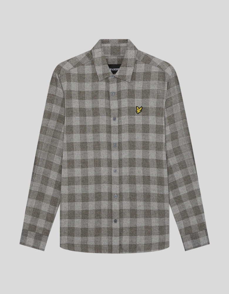 Static Check Flannel Shirt
