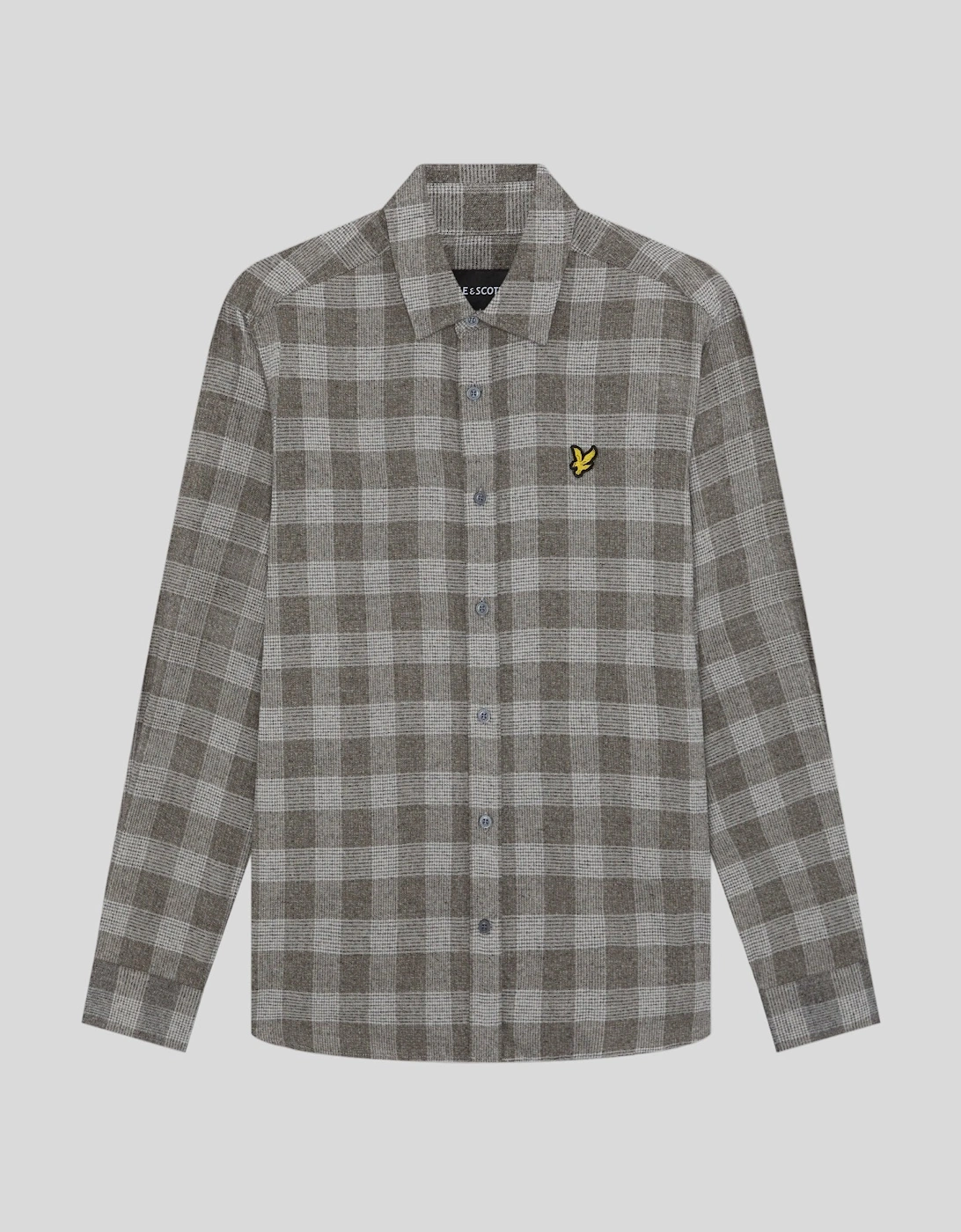 Static Check Flannel Shirt