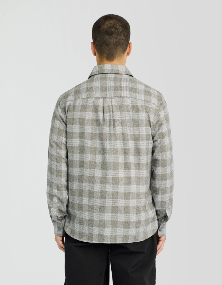 Static Check Flannel Shirt