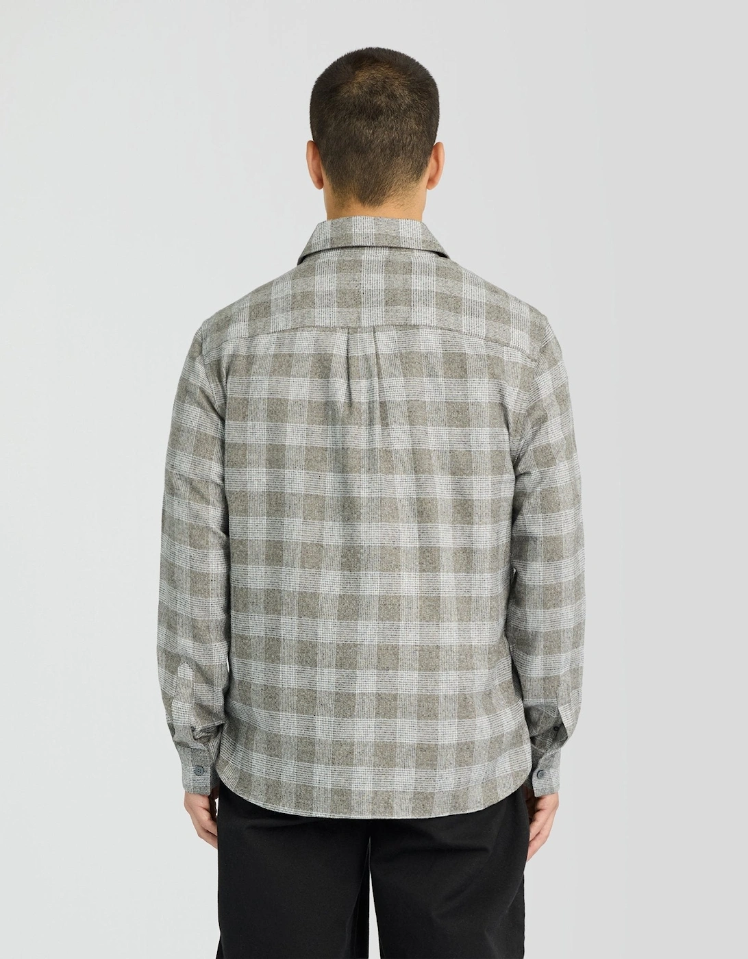 Static Check Flannel Shirt