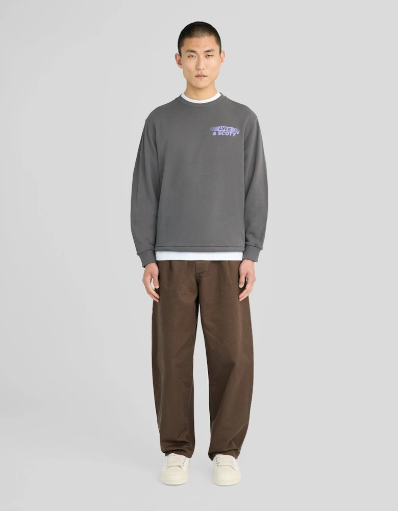 Logo Back Graphic Sweatshirt