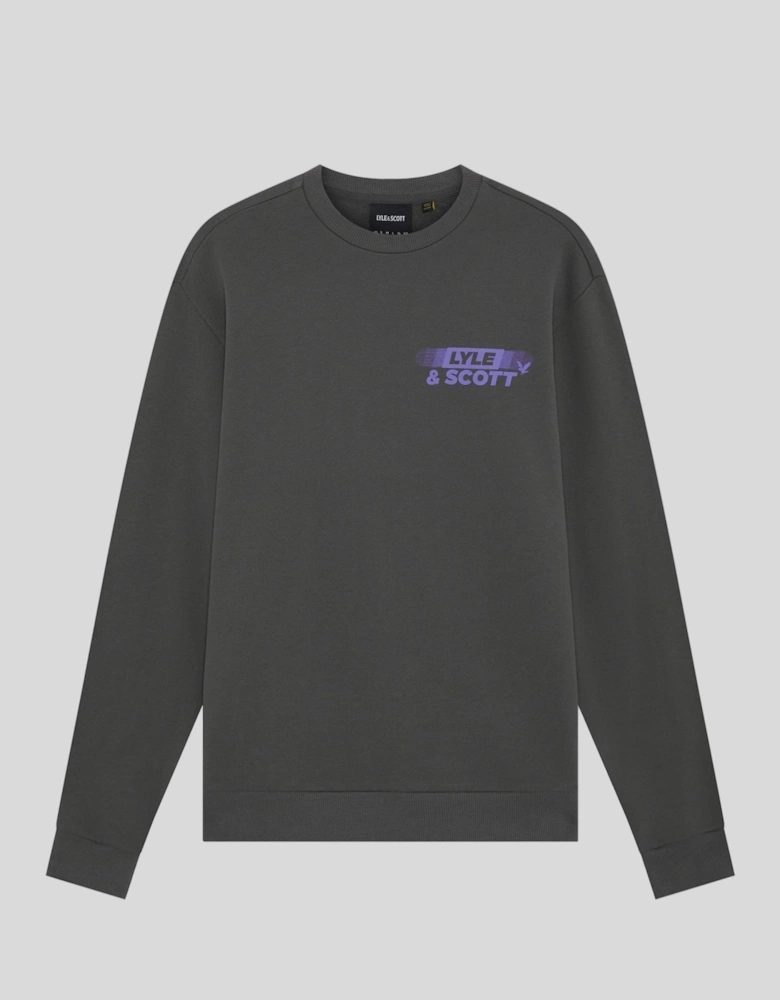 Logo Back Graphic Sweatshirt