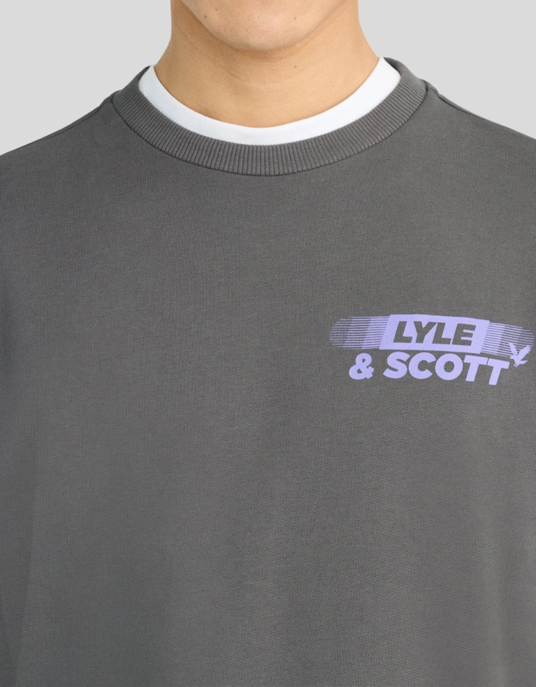 Logo Back Graphic Sweatshirt