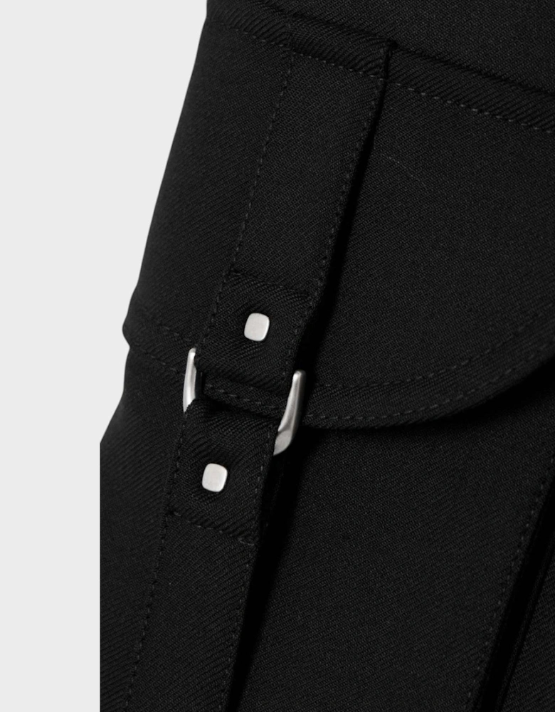 Blend Cargo Pleated Shorts Black