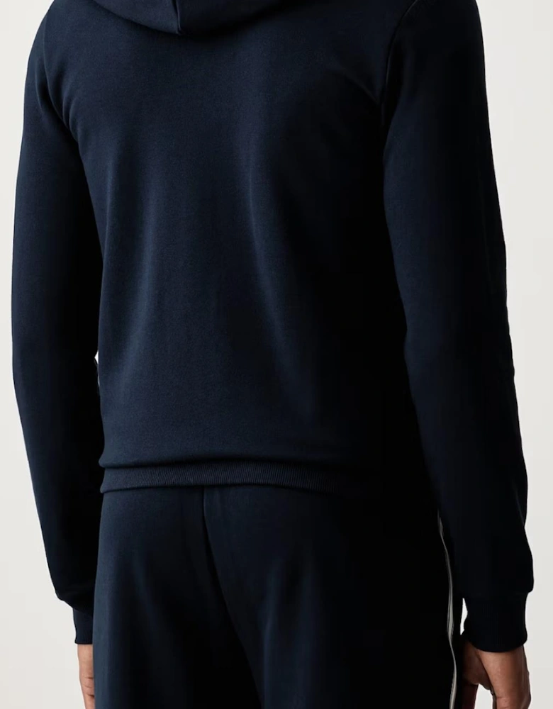 Zip Hooded Navy Cotton Tape Tracksuit