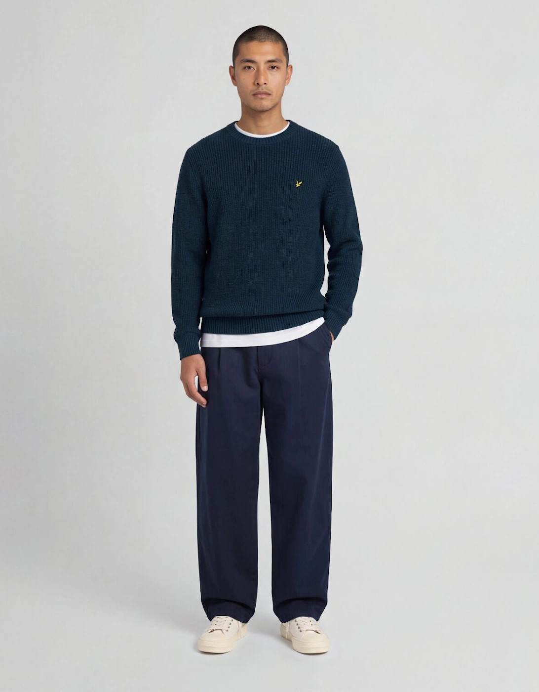 Static Marl Crew Neck Jumper