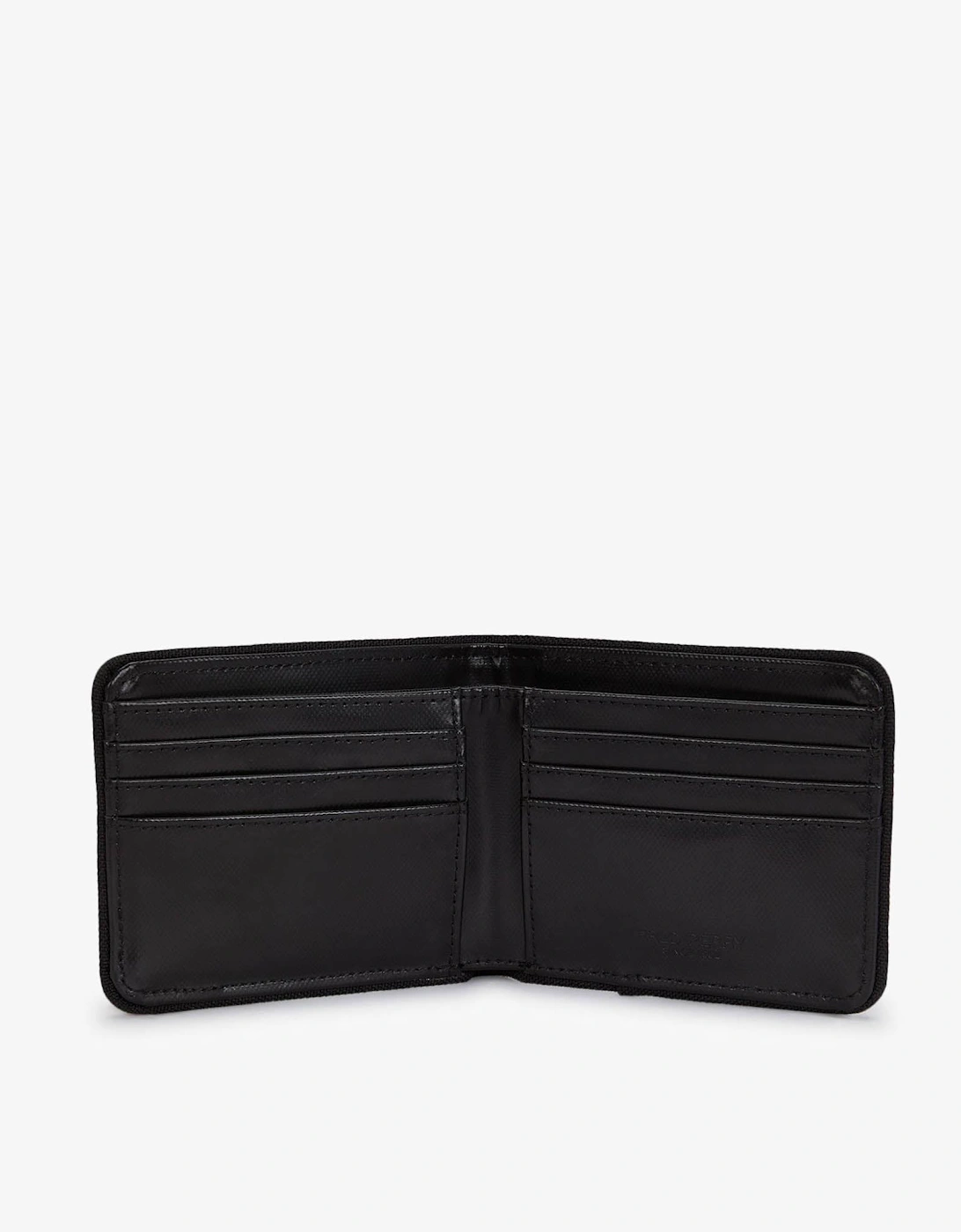 Fred Perry Mens Tonal Coated Polyester Billfold - Black/Gold 774