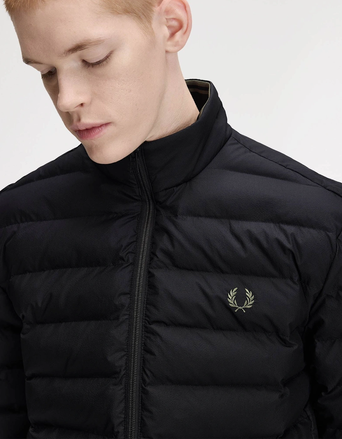 Fred Perry Mens Insulated Jacket - Black 184