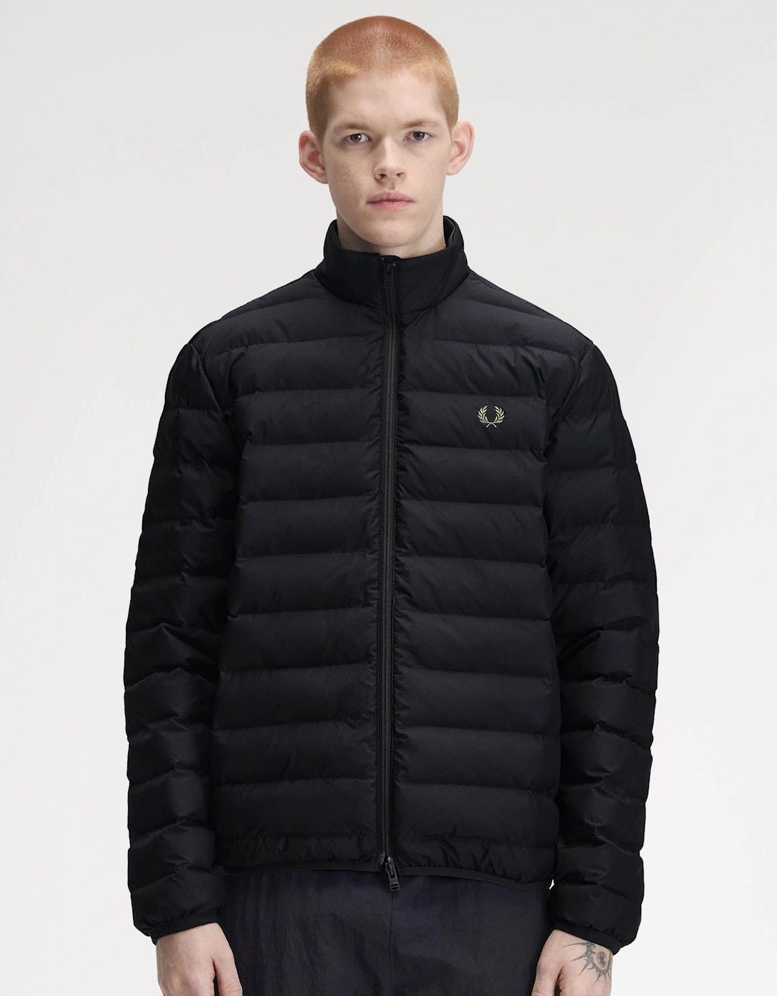 Fred Perry Mens Insulated Jacket - Black 184