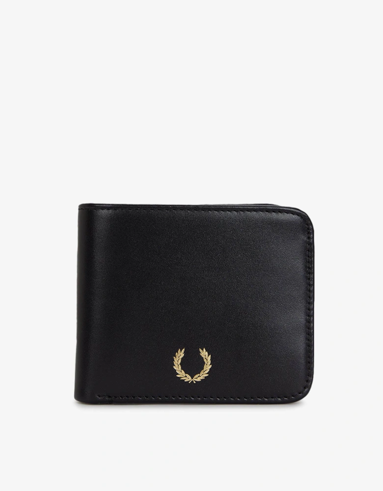Fred Perry Mens Smooth Leather Billfold Wallet - Black 102