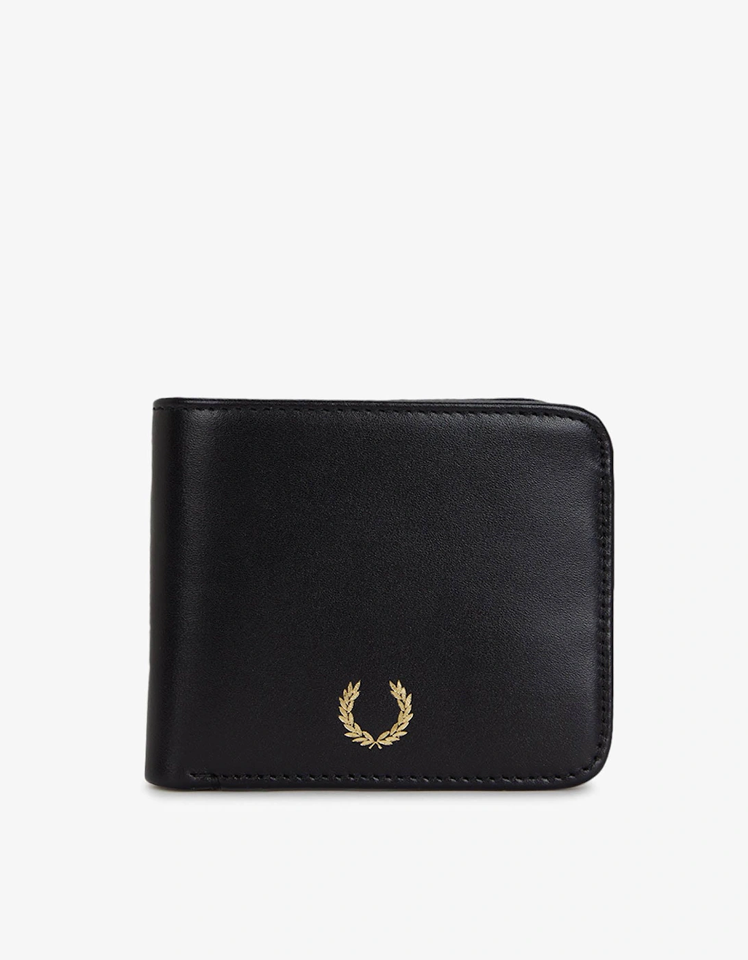 Fred Perry Mens Smooth Leather Billfold Wallet - Black 102