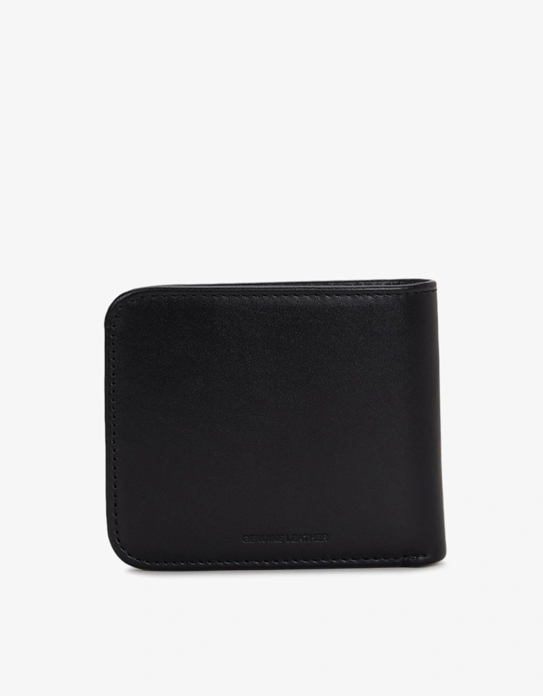 Fred Perry Mens Smooth Leather Billfold Wallet - Black 102
