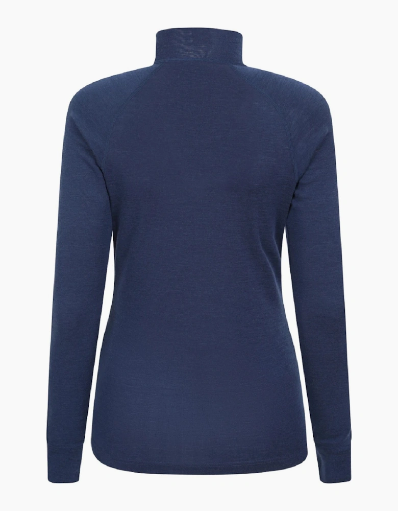 Mountain Warehouse Womens/Ladies Merino Wool Zip Neck Thermal Top