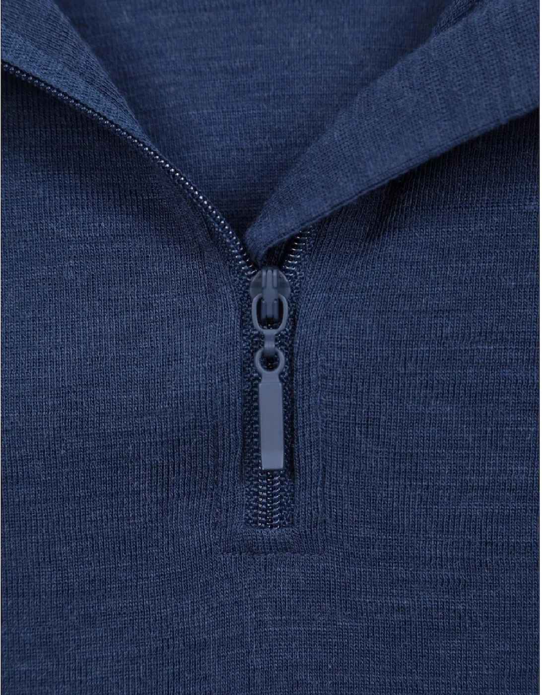 Mountain Warehouse Womens/Ladies Merino Wool Zip Neck Thermal Top