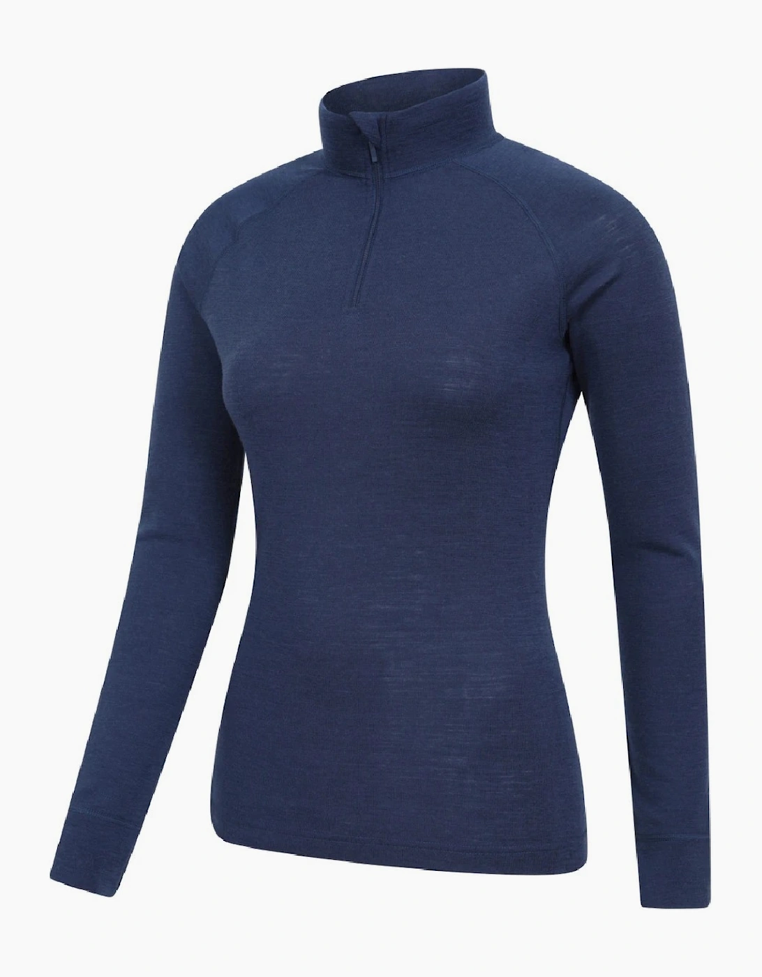 Mountain Warehouse Womens/Ladies Merino Wool Zip Neck Thermal Top