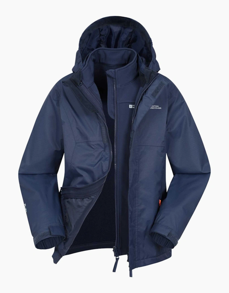 Mountain Warehouse Childrens/Kids Bracken Extreme 3 In 1 Waterproof Jacket