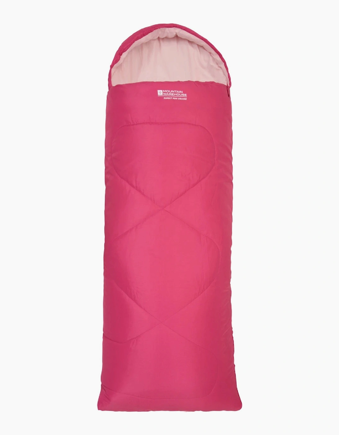 Mountain Warehouse Pink Childrens/Kids Summit Mini Sleeping Bag - Bright - One Size - Image 2