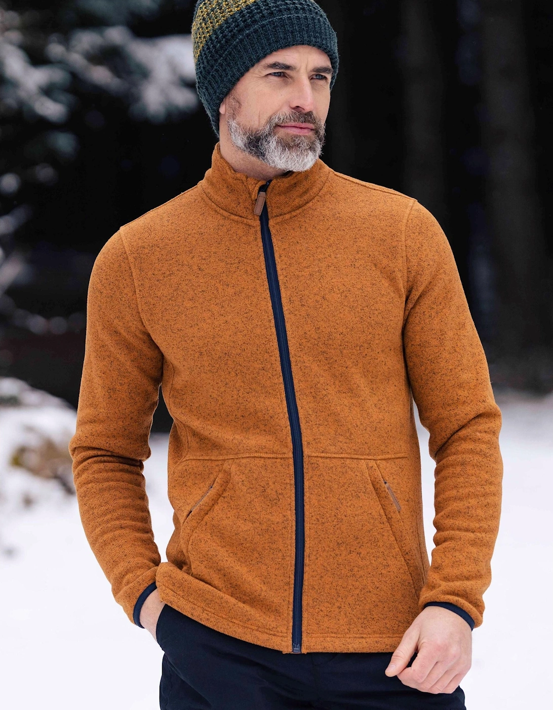 Mountain Warehouse Mens Idris III Full Zip Fleece Jacket