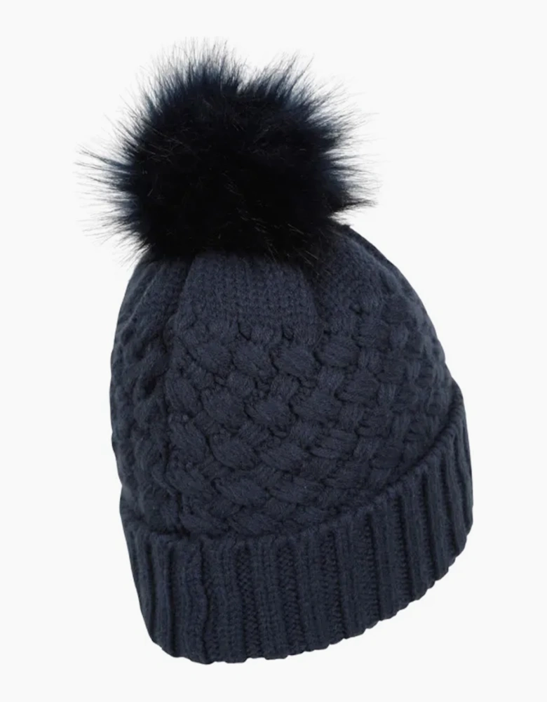 Mountain Warehouse Womens/Ladies Lisbon Pom Pom Borg Lined Beanie
