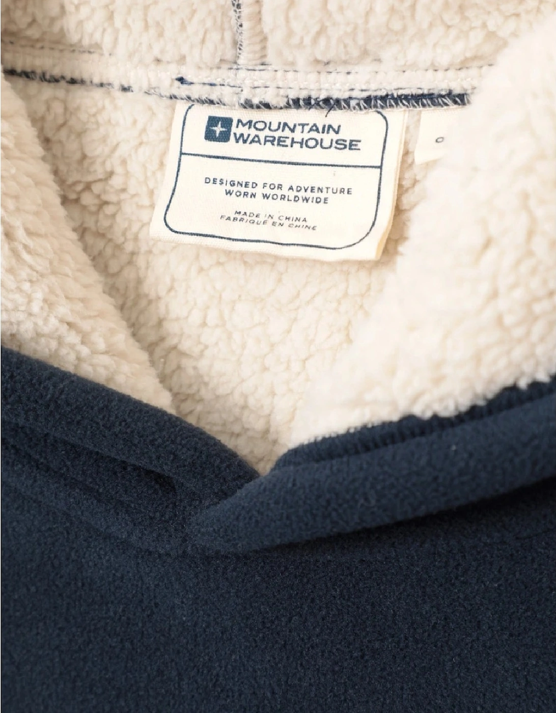 Mountain Warehouse Mens Snug Borg Hoodie Blanket