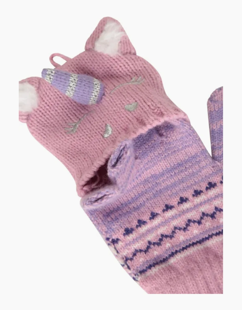 Mountain Warehouse Childrens/Kids Knitted Unicorn Gloves