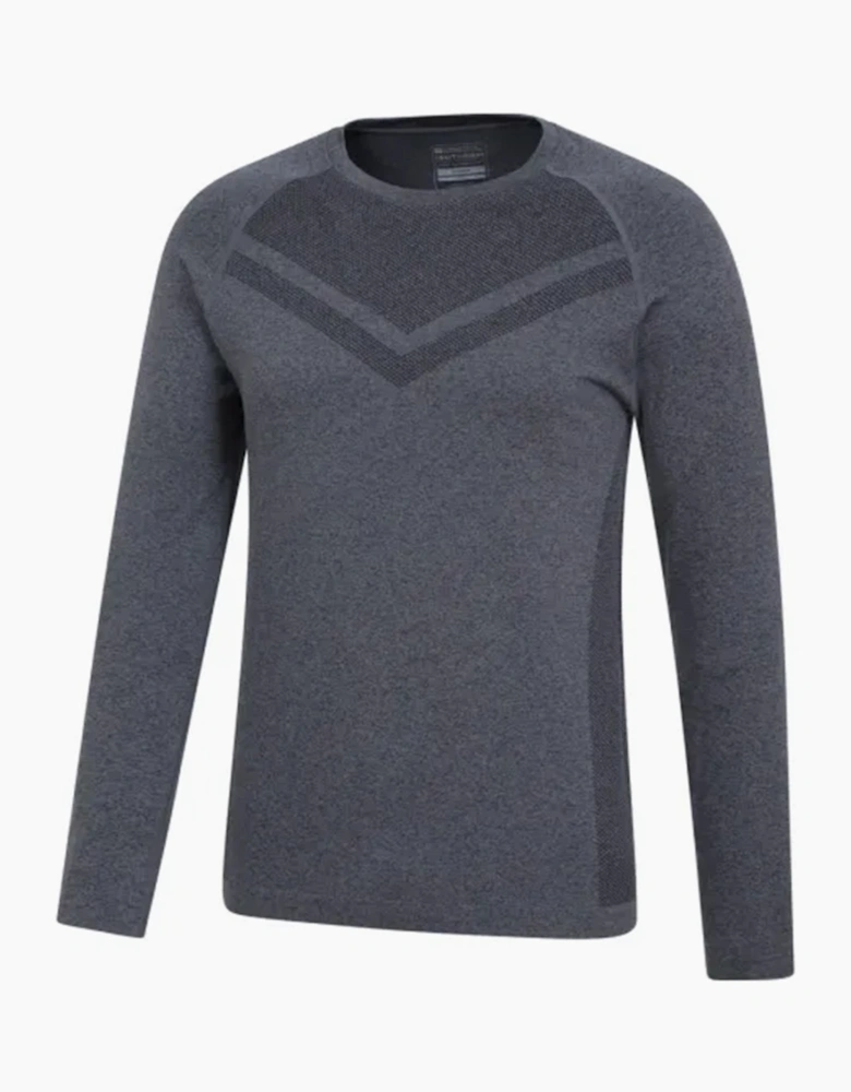 Mountain Warehouse Mens Ventina Seamless Base Layer Top