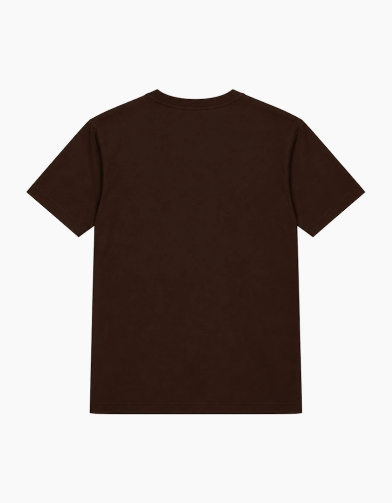 By Lanvin Script Logo Dark Brown T-Shirt