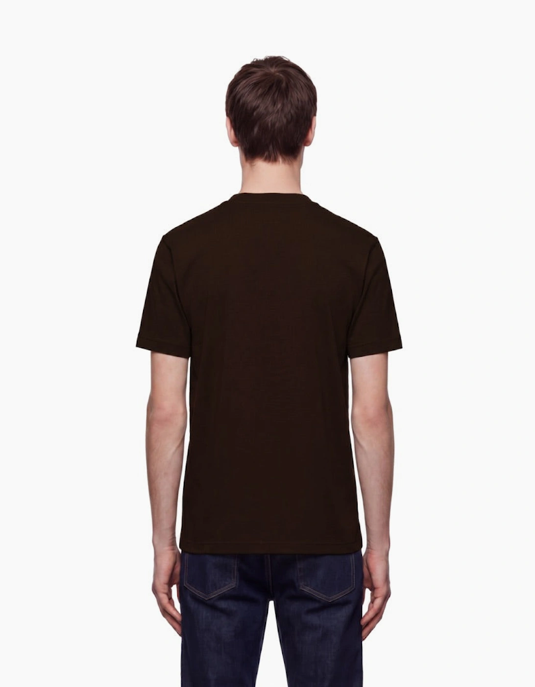 By Lanvin Script Logo Dark Brown T-Shirt