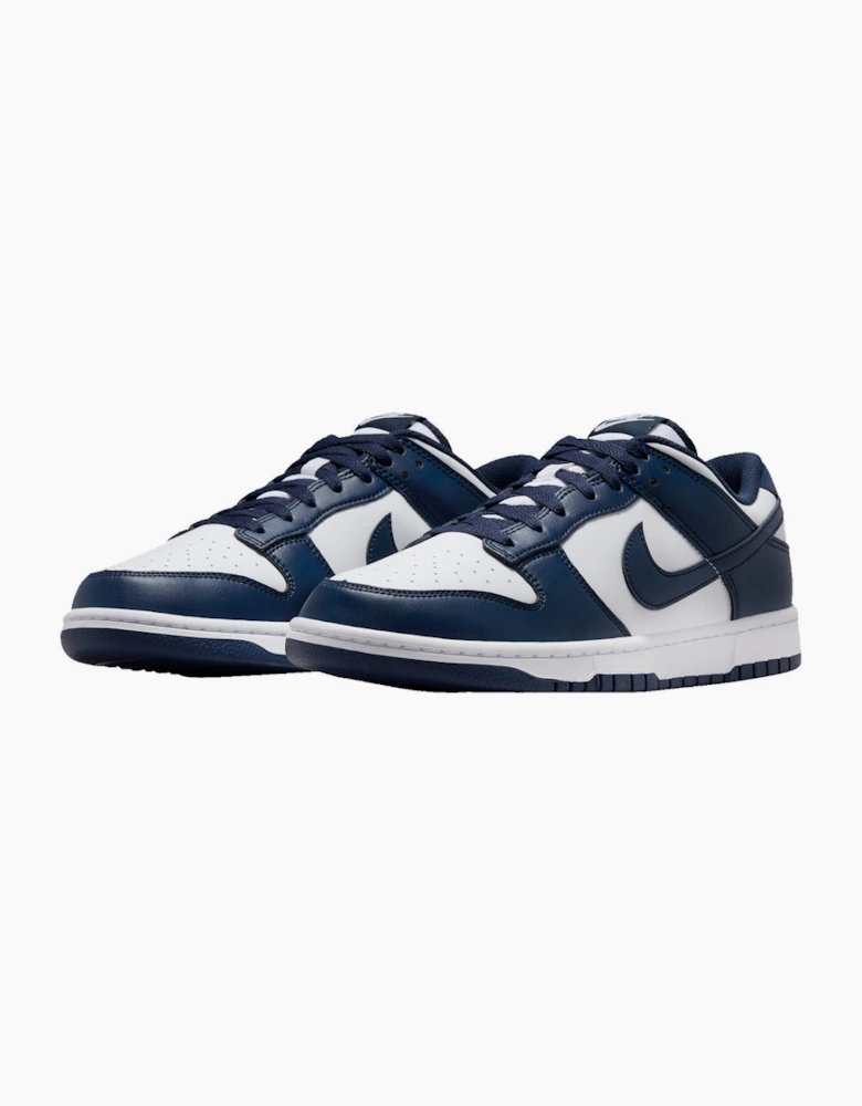 Nike Dunk Low White Midnight Navy Trainers