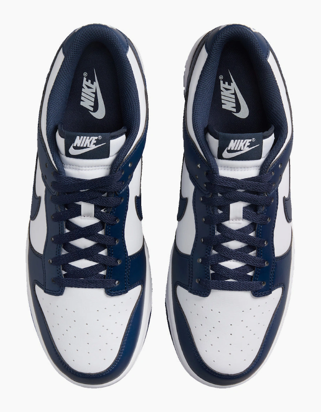 Nike Dunk Low White Midnight Navy Trainers