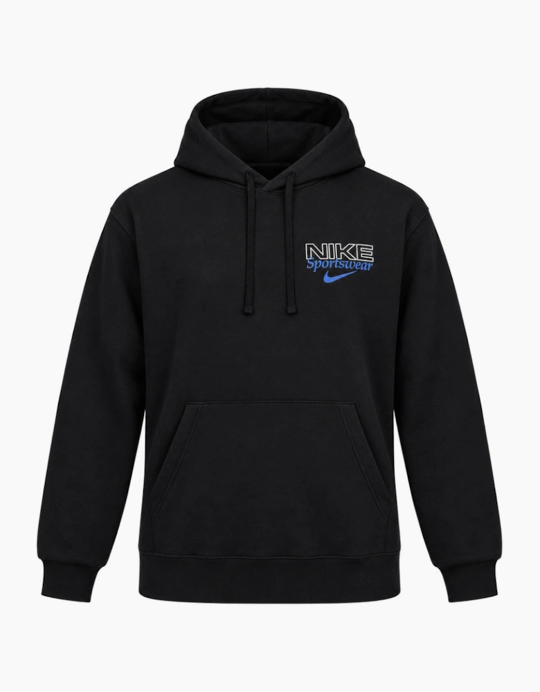 Nike Sportswear Graphic Overhead Black Hoodie