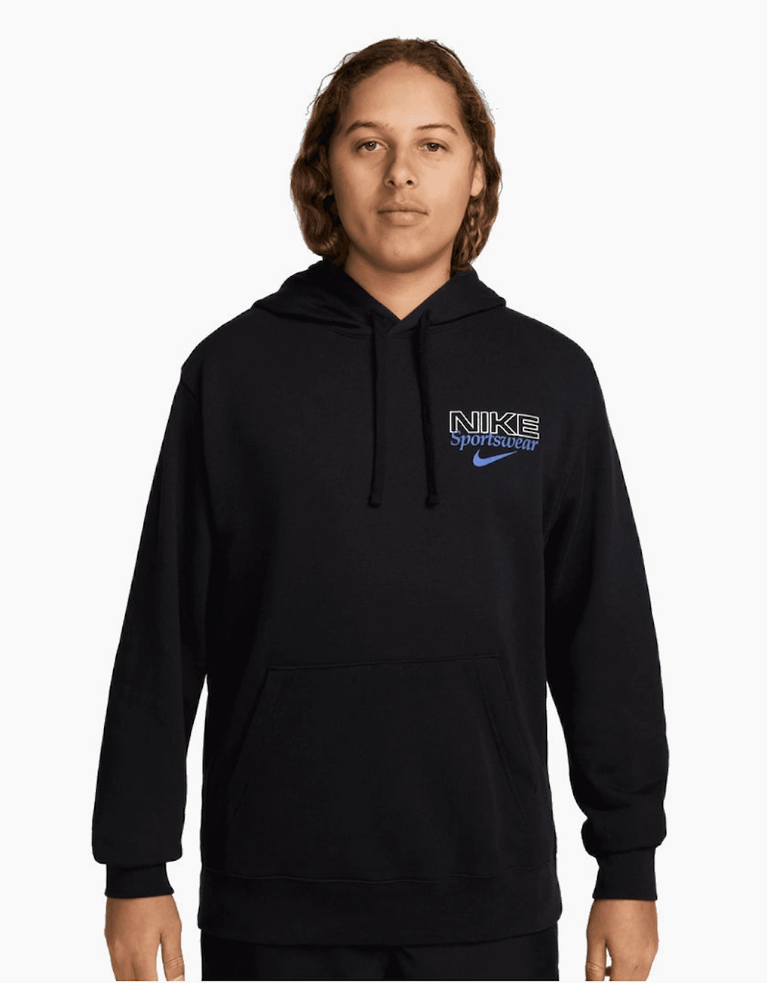 Nike Sportswear Graphic Overhead Black Hoodie