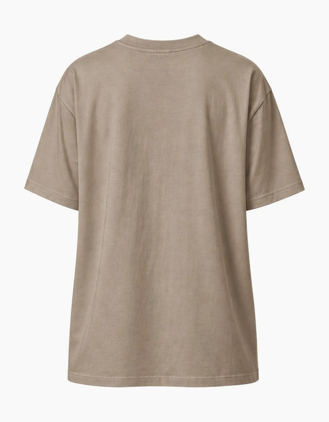 By Lanvin Printed Central Logo Taupe T-Shirt