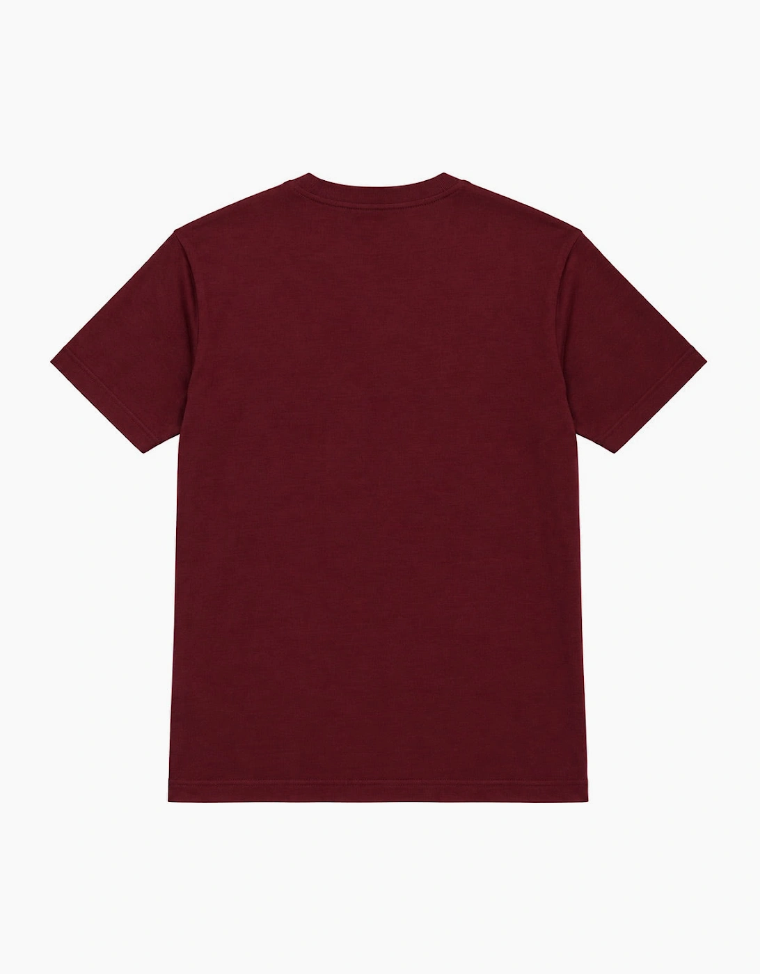 By Lanvin Script Logo Burgundy T-Shirt