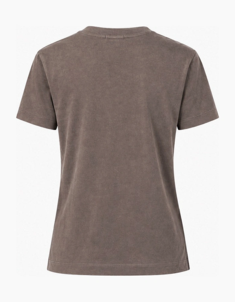By Lanvin Small Signature Logo Brown T-Shirt