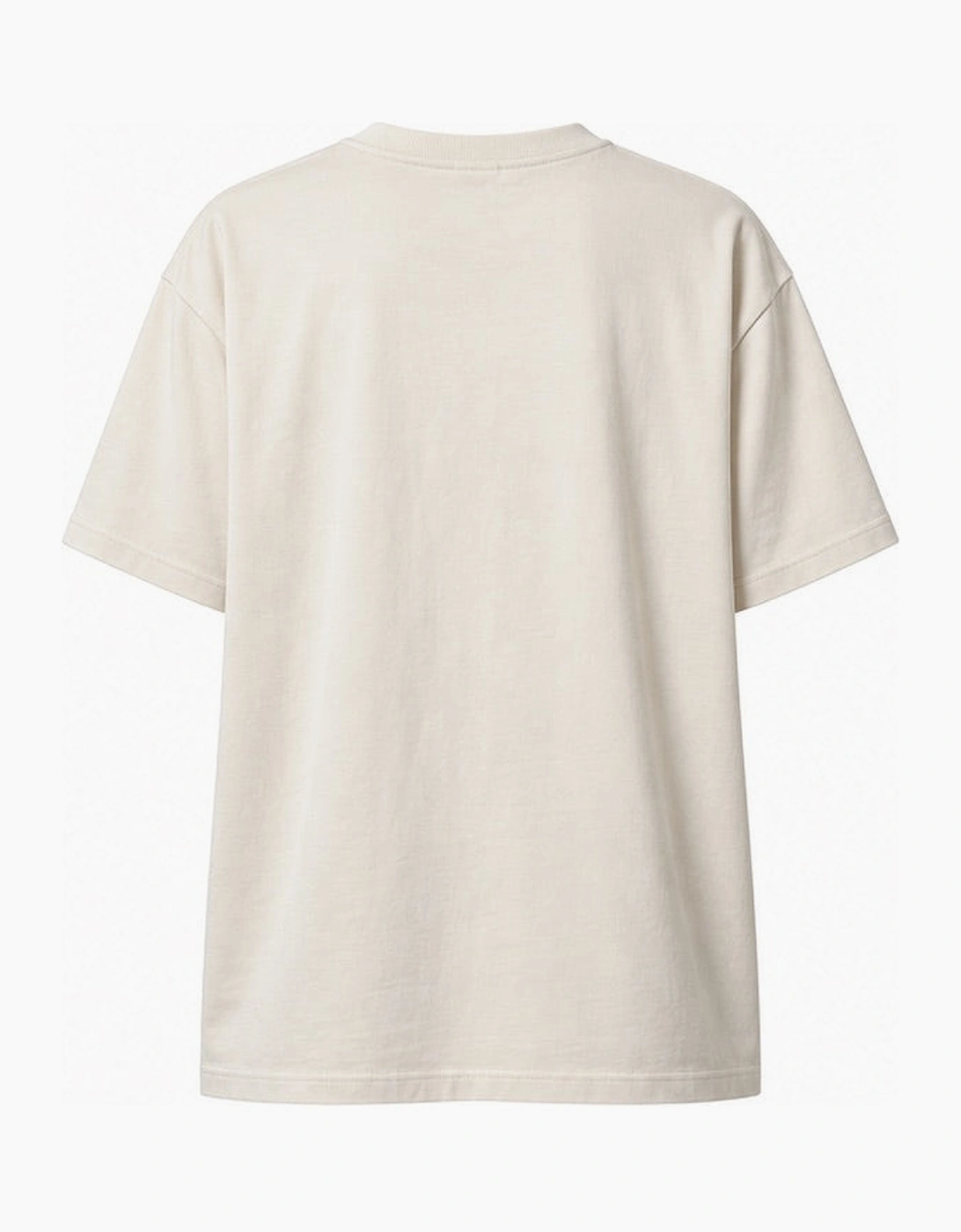 By Lanvin Printed Central Logo Beige T-Shirt