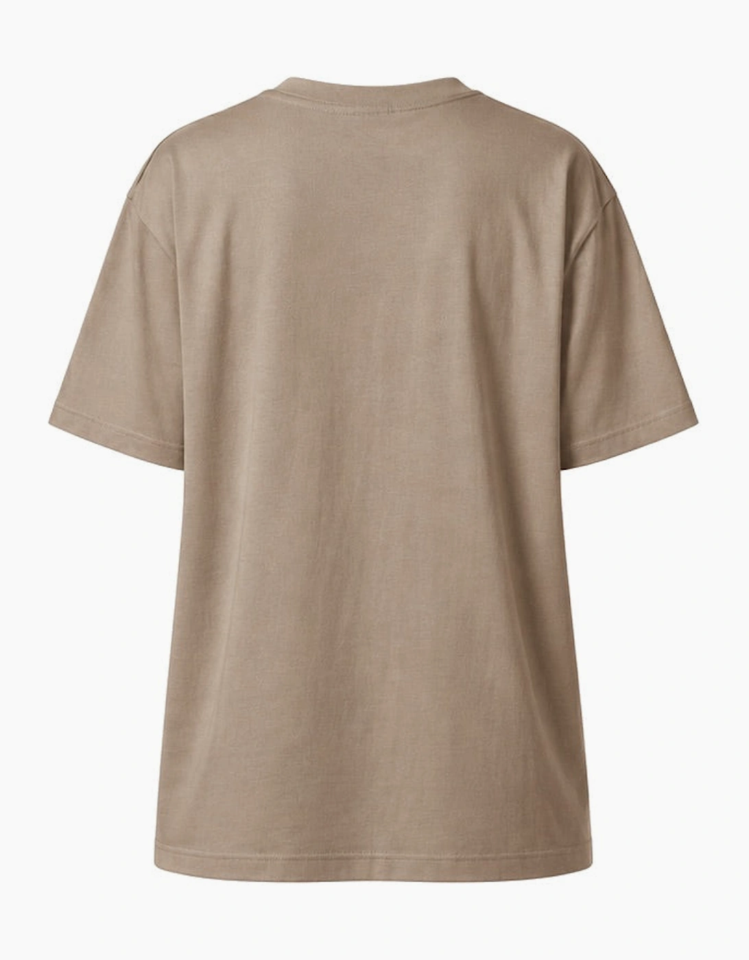 By Lanvin Signature Logo Taupe T-Shirt